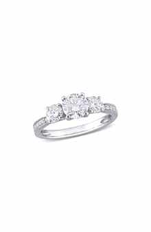 DELMAR Dew Created Moissanite Ring