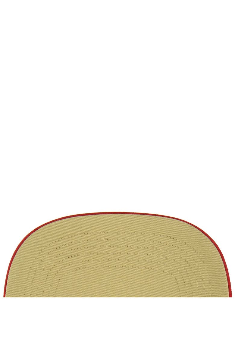 '47 Men's '47 White/Scarlet San Francisco 49ers Roscoe Two-Toned Hitch Adjustable Hat, Alternate, color,