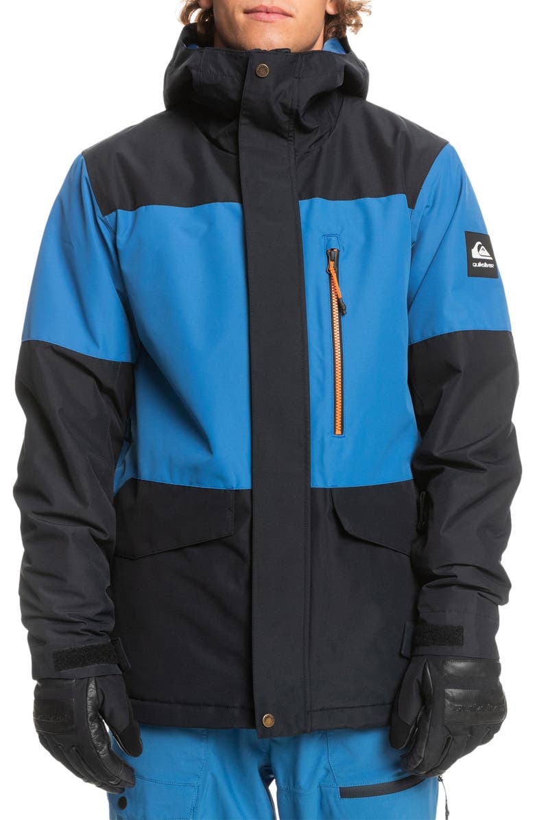 Quiksilver Mission Colorblock Waterproof Technical Snow Jacket, Main, color,