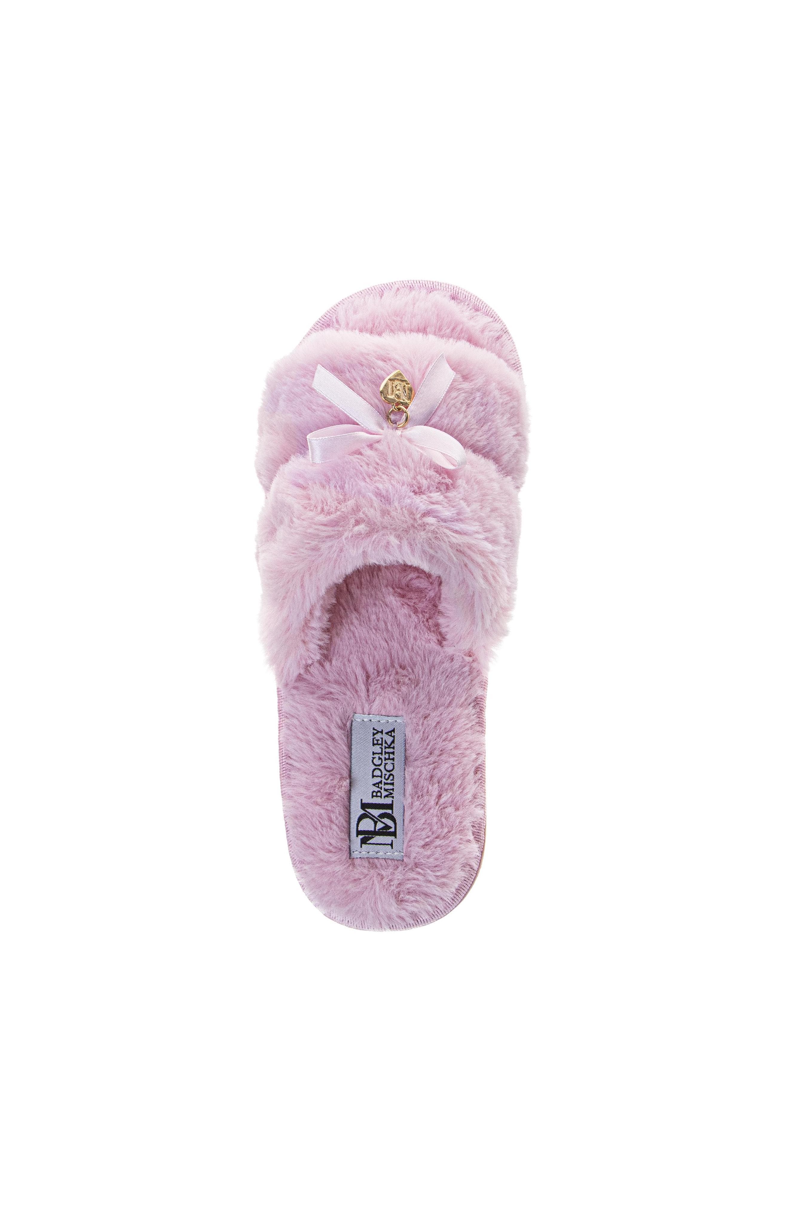 Womens Classic Logo Slippers, Alternate, color, PINK