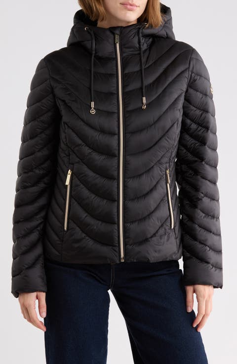Packable Hooded Puffer Jacket