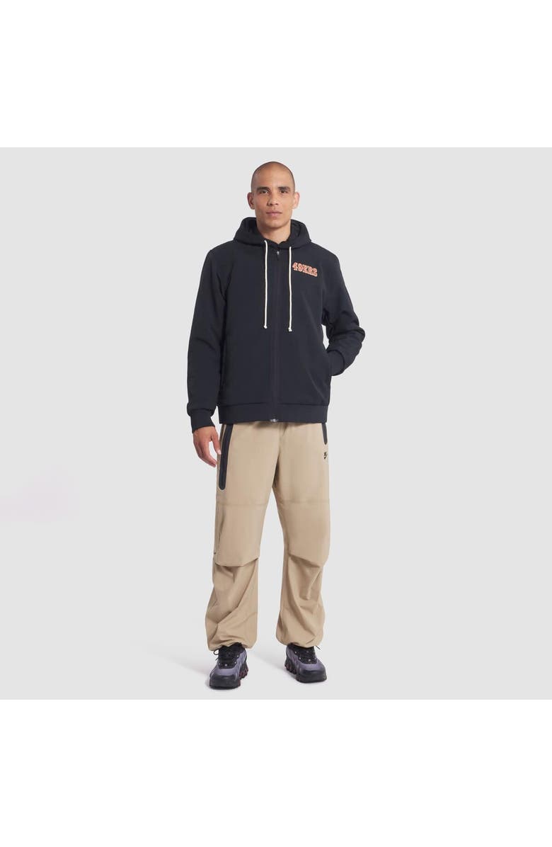 Nike Men's Nike Black San Francisco 49ers 2025 Rivalries Collection Sideline Full-Zip Bomber Jacket, Alternate, color, Black