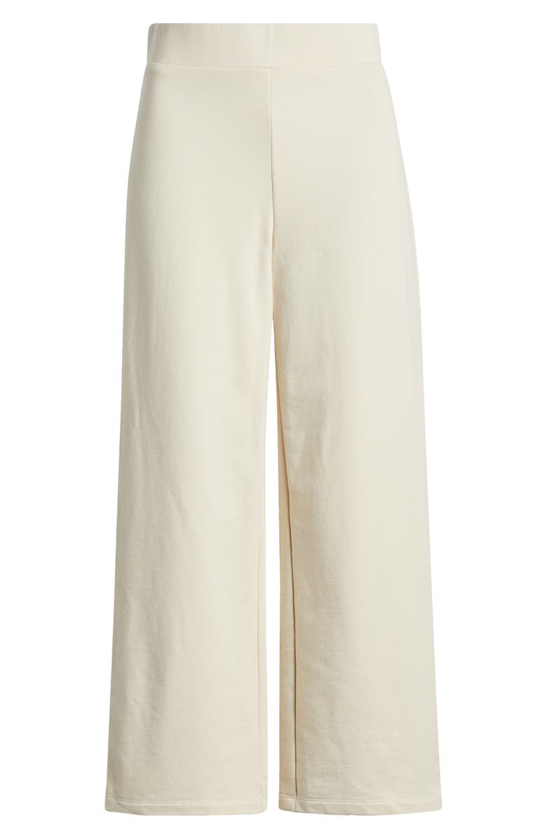 Anne Klein Pull-On Crop Wide Leg Pants, Alternate, color, Soft Latte