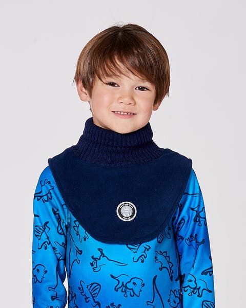 Kids Gender Inclusive Polar Fleece and Knit Neckwarmer