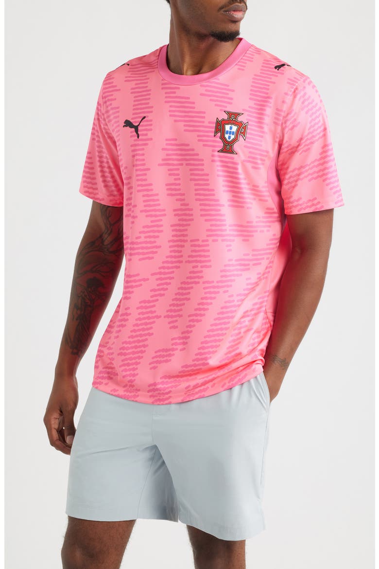 x Portugal x Salehe Bembury Goalkeeper Jersey, Main, color, SUN STRUCK/ FLURO PINK