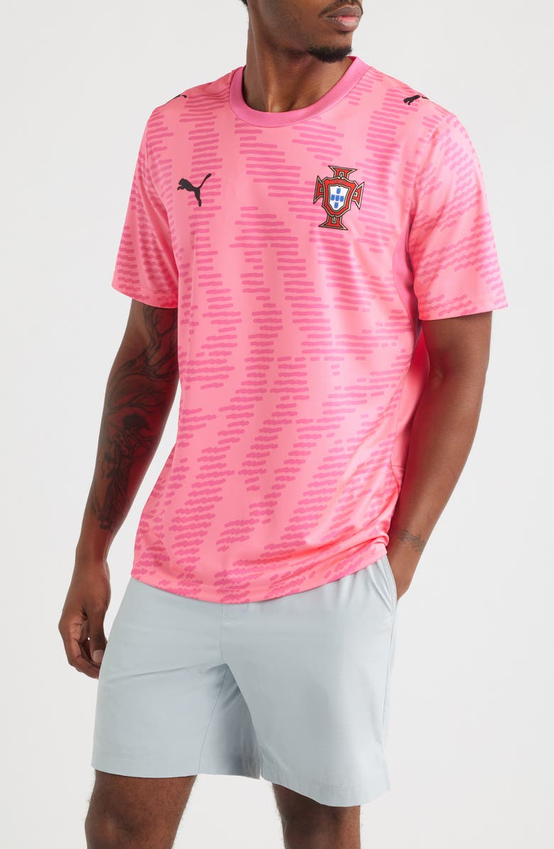 PUMA x Portugal x Salehe Bembury Goalkeeper Jersey, Main, color, Sun Struck/ Fluro Pink