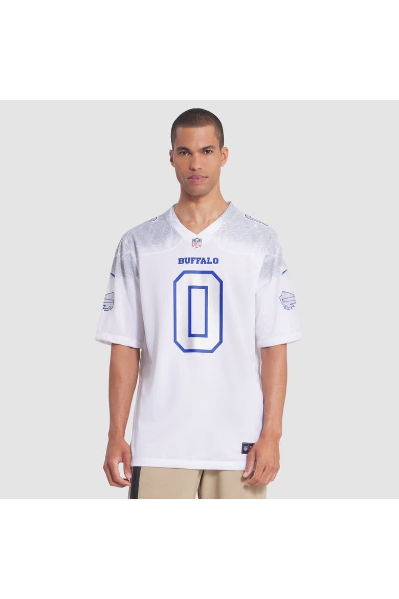 Men's Nike Keon Coleman White Buffalo Bills 2025 Rivalries Collection Game Jersey, Alternate, color, White