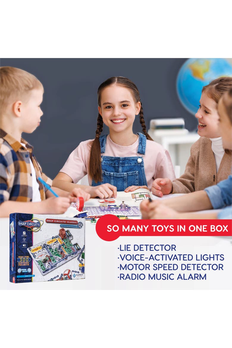 Elenco Snap Circuits Sc300, Kids Ages 8+, Alternate, color, Multicolored