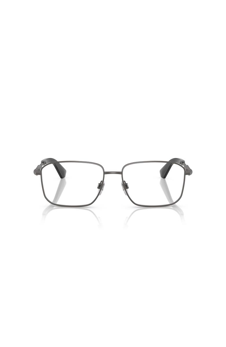 Burberry 56mm Rectangle optical glasses, Alternate, color, Grey