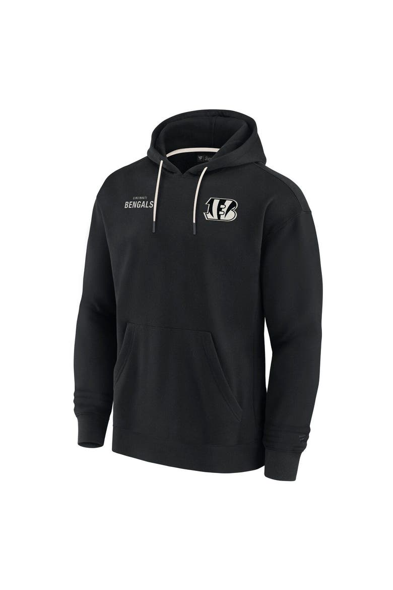 Unisex Fanatics Signature Black Cincinnati Bengals Elements Super Soft Fleece Pullover Hoodie, Alternate, color, Black