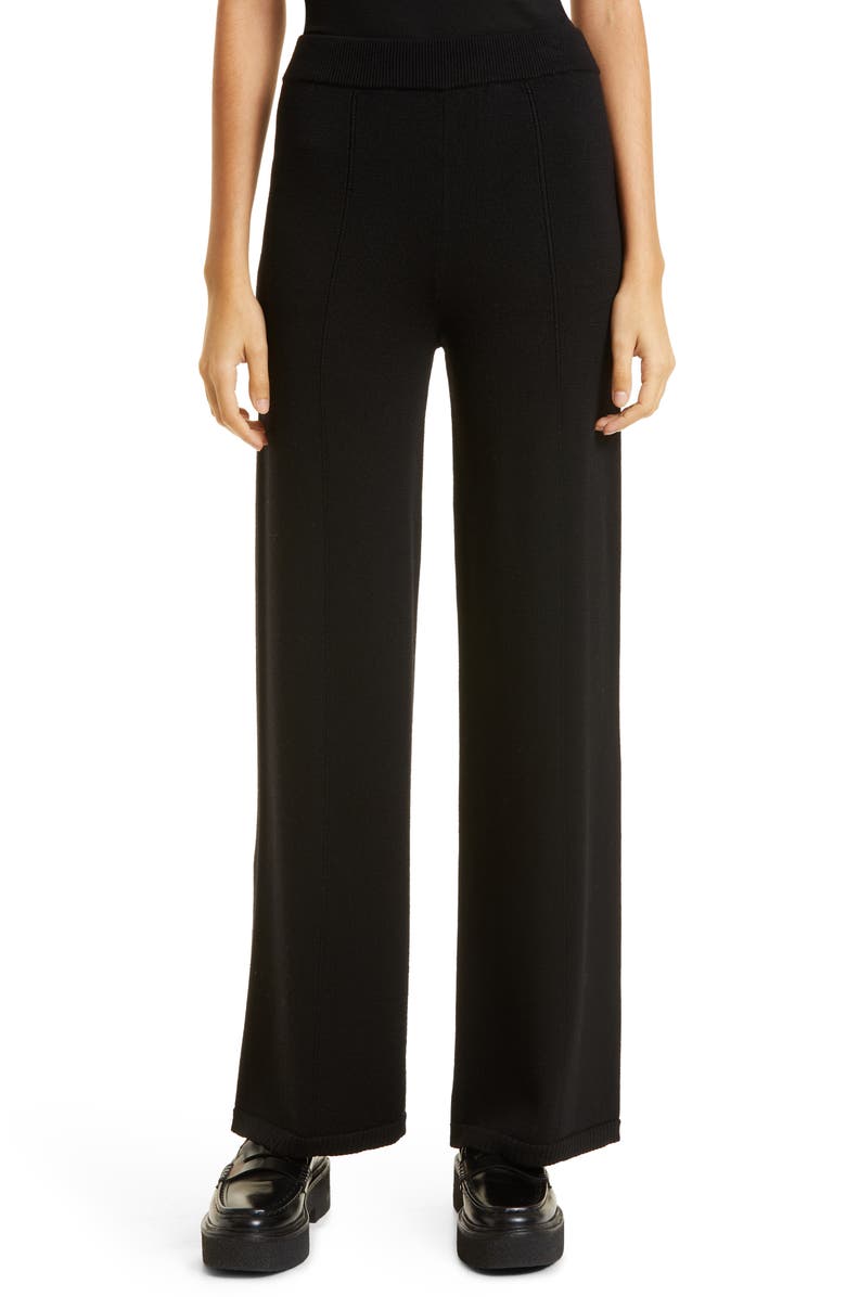 Max Mara Leisure Ragtime Wide Leg Knit Pants, Main, color,