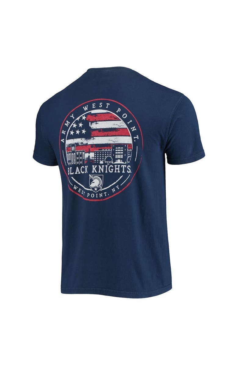 IMAGE ONE Men's Navy Army Black Knights Campus Americana T-Shirt, Alternate, color, Navy