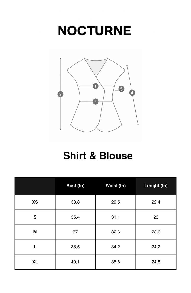 Nocturne Asymmetric Buckle-Detail Blouse, Alternate, color, Black