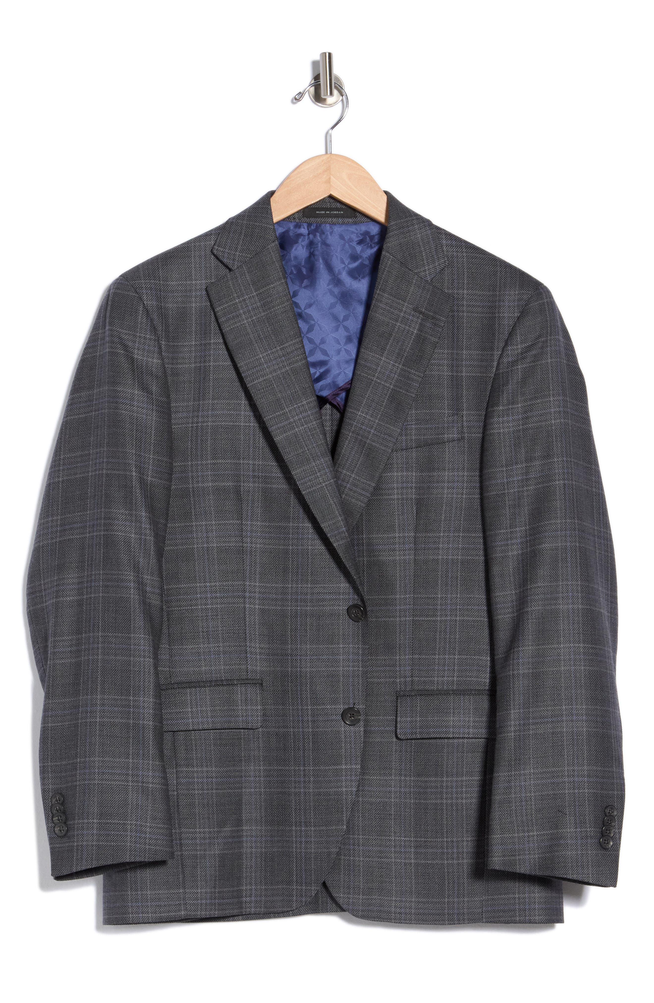Elex Plaid Wool Sport Coat