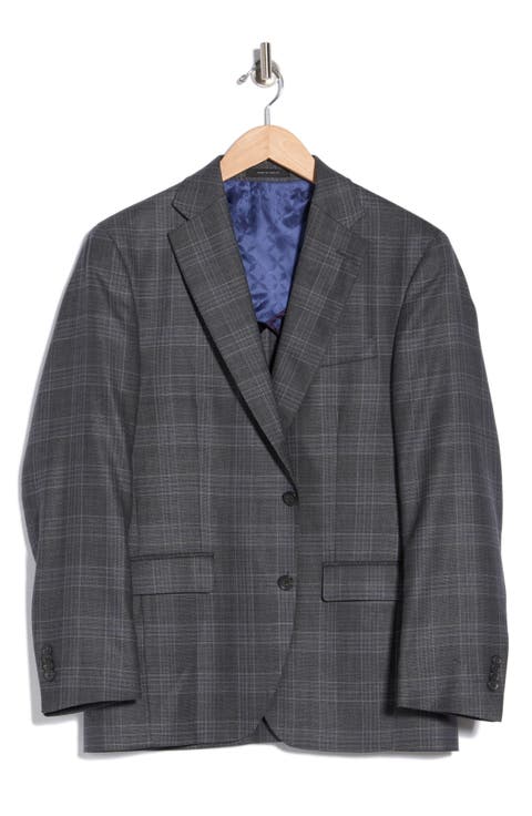 Elex Plaid Wool Sport Coat