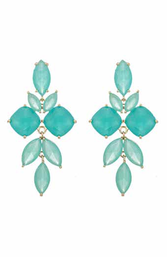 EYE CANDY LOS ANGELES Penelope CZ Drop Earrings