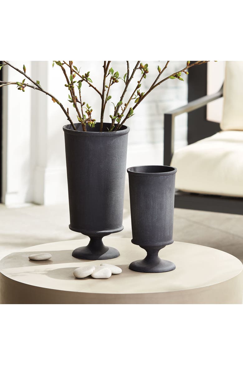 Terrazza Vase, Alternate, color, Gray