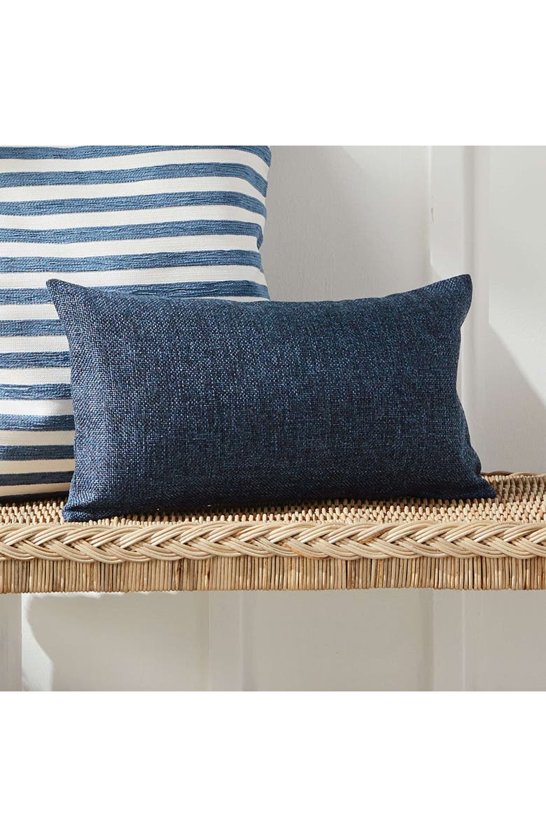 Napa Home & Garden Bevin Lumbar Indoor-Outdoor Pillow, Alternate, color, Blue