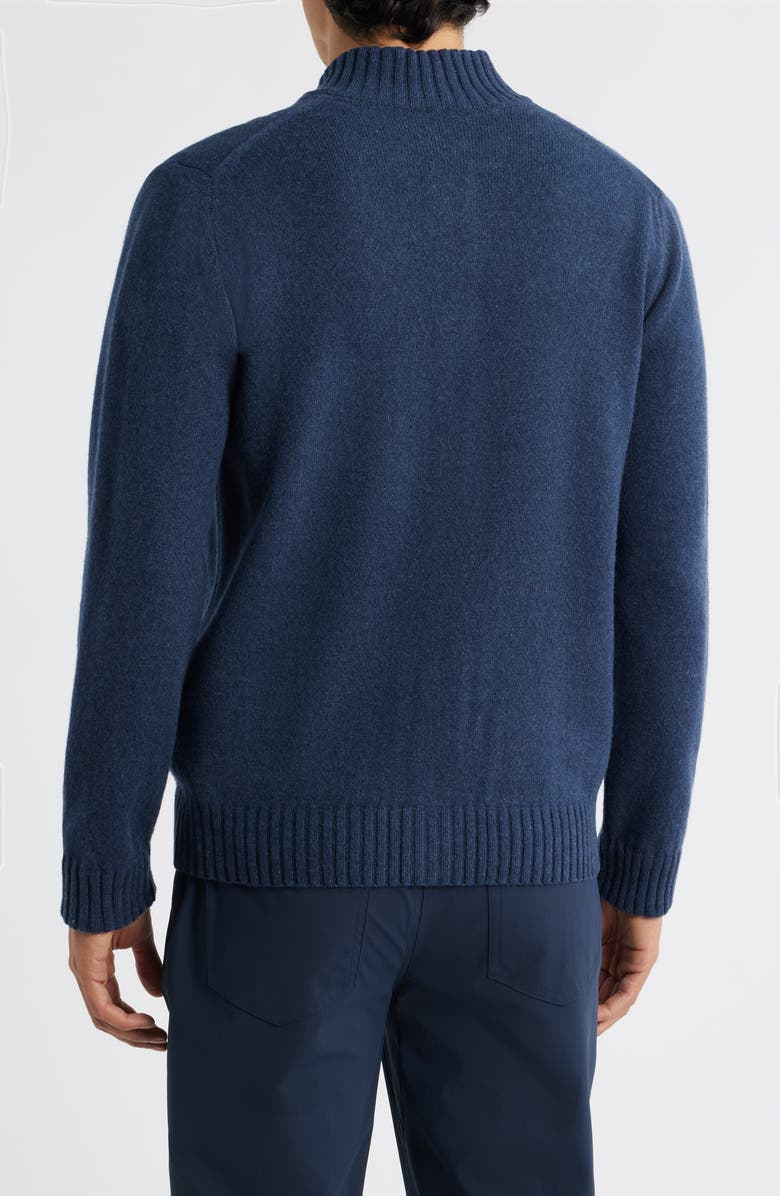 Emanuel Berg Merino Wool & Cashmere Cardigan, Alternate, color, Dark Blue