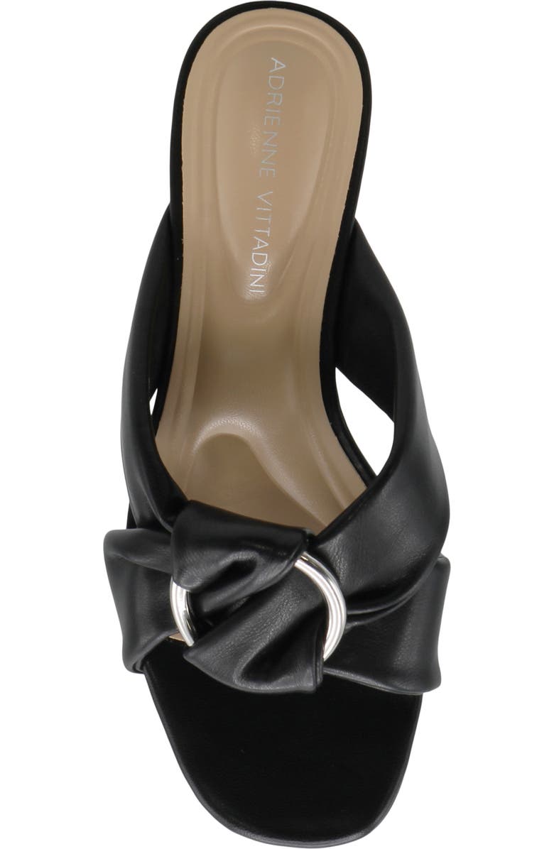 Adrienne Vittadini Arland Wedge Slide Sandal, Alternate, color, Black Mesh