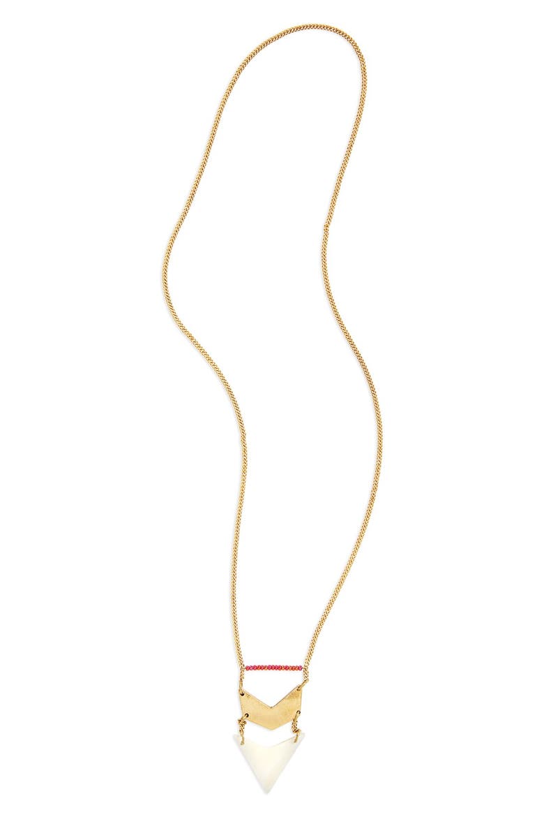 Me to We Chevron Pendant Necklace (Women) | Nordstrom
