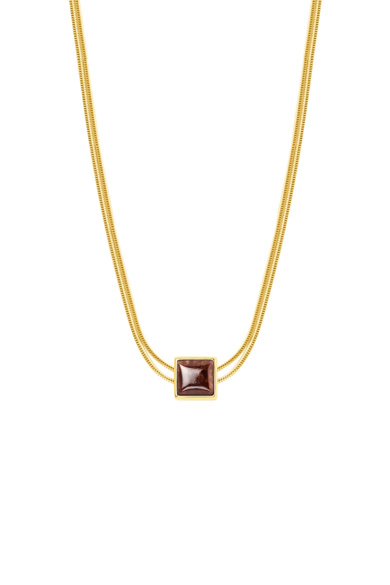 Love & Cherish - Ruby Evil Eye July Birthstone Necklace, Main, color, Gold/Red