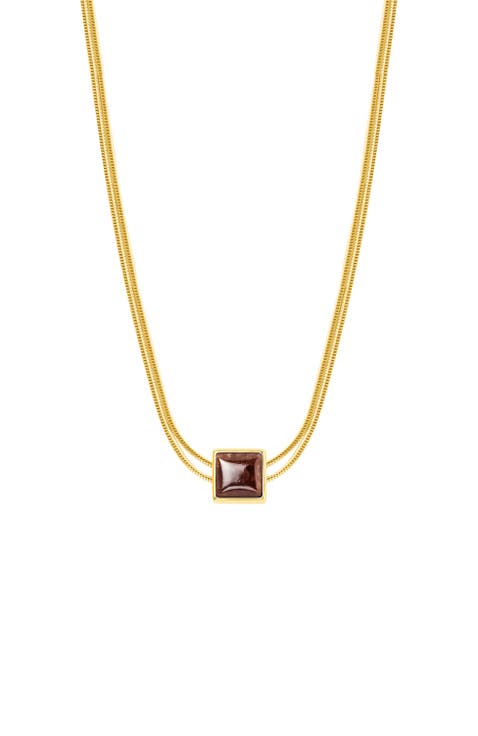 Love & Cherish - Ruby Evil Eye July Birthstone Necklace