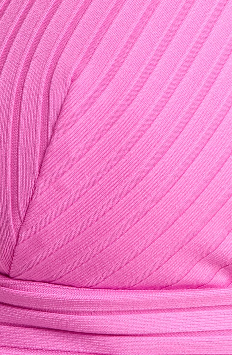 Rip Curl Premium Surf Rib Bikini Top, Alternate, color, Super Pink
