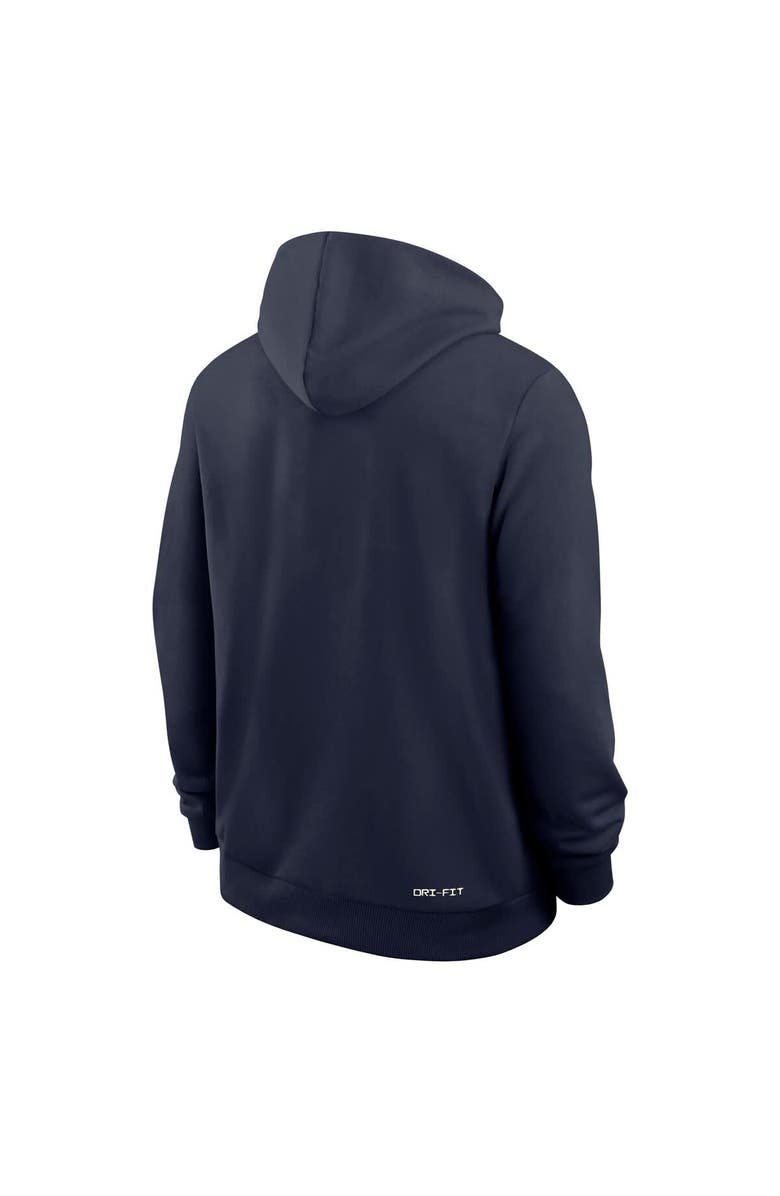 Nike Men's Nike Navy Syracuse Orange 2025 Sideline Performance Pullover Hoodie, Alternate, color, Navy