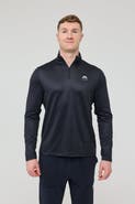 OOSC Elite Activewear 1/4 Zip Top - Black