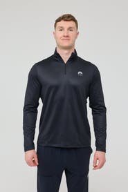 OOSC Elite Activewear 1/4 Zip Top - Black