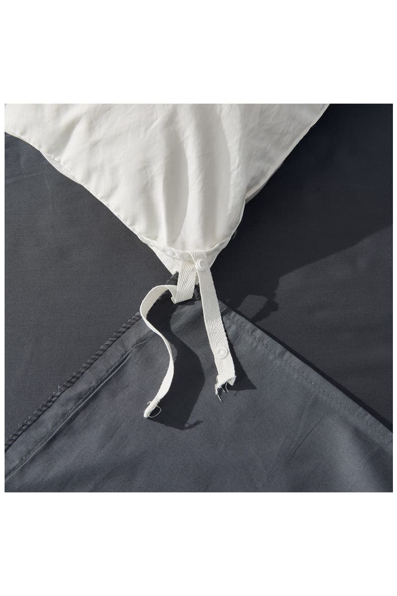 LuxeSoft Organic Cotton Sateen Duvet Cover, Alternate, color, STORM