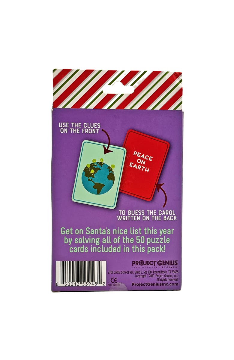 Holly Jolly Silent Night Rebus Puzzle Cards A Holiday Themed Deck Of Rebus Puzzles, Alternate, color, 