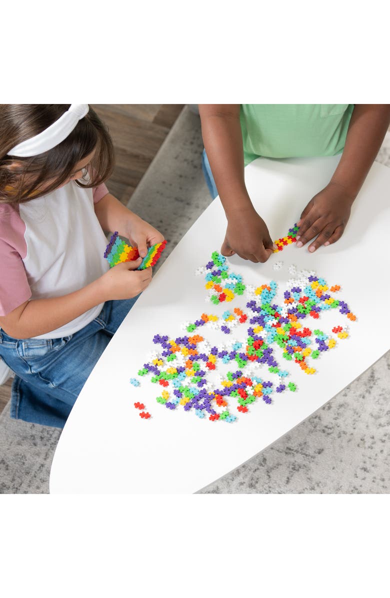 Plus-Plus USA Rainbow Mix 70-Piece Tube Building Set, Alternate, color, Multi