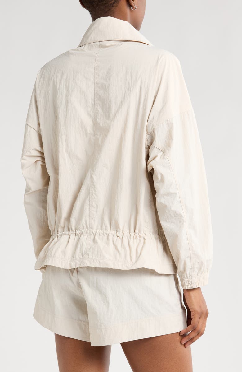 Zella Road Trip Crinkle Jacket, Alternate, color, Grey Moonbeam