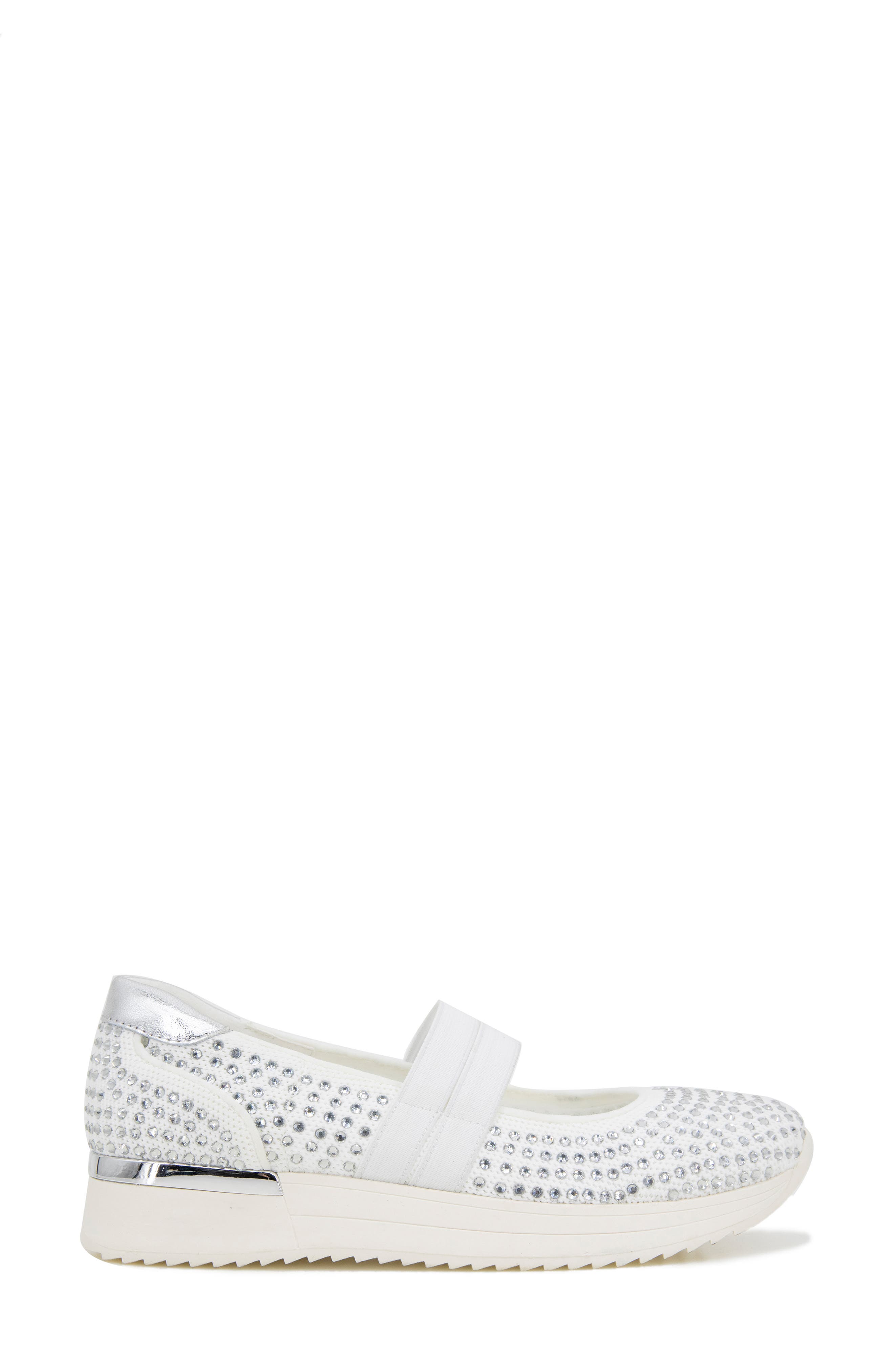 Caldwell Rhinestone Flat, Alternate, color, WHITE KNIT