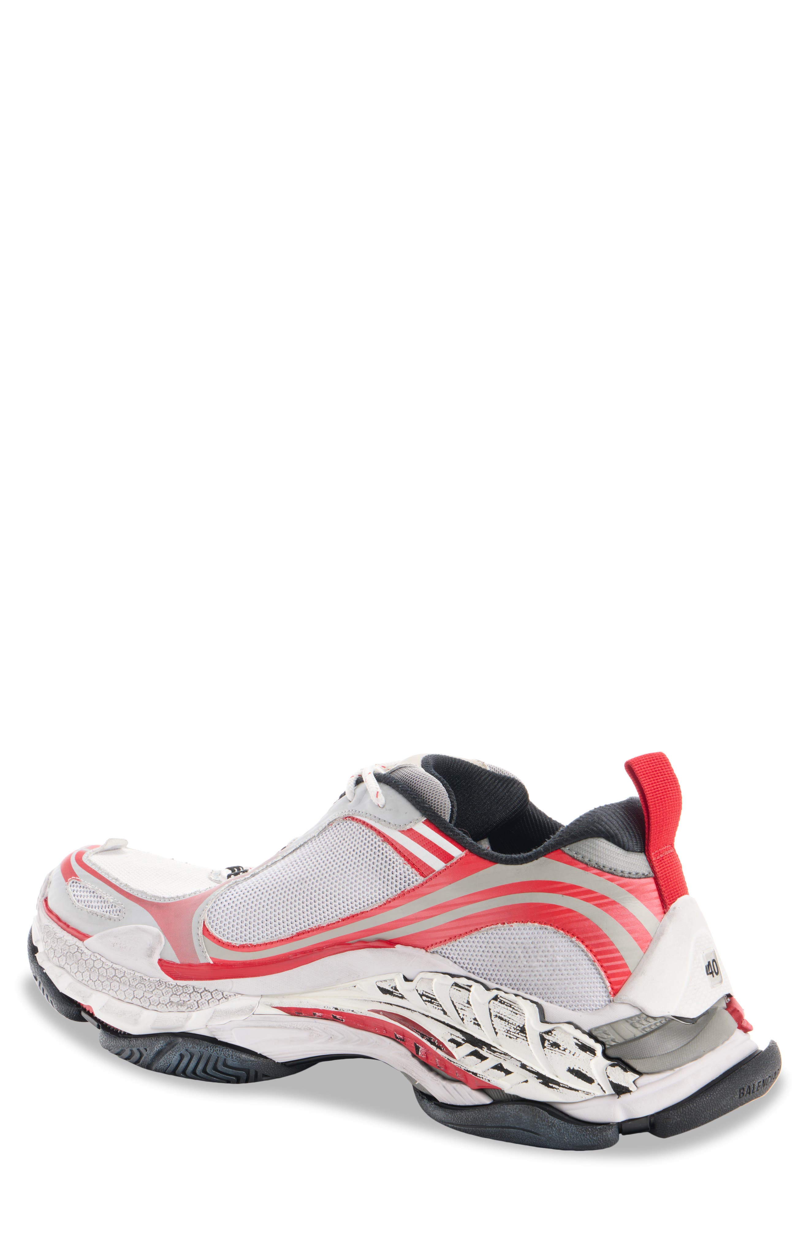 Triple S 2 Sneaker, Alternate, color, ANTHRACITE/ GREY/ RED/ WHITE