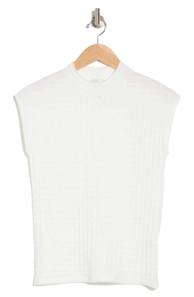 INDUSTRY REPUBLIC CLOTHING Sleeveless Waffle Knit Top, Alternate, color, Snow Globe