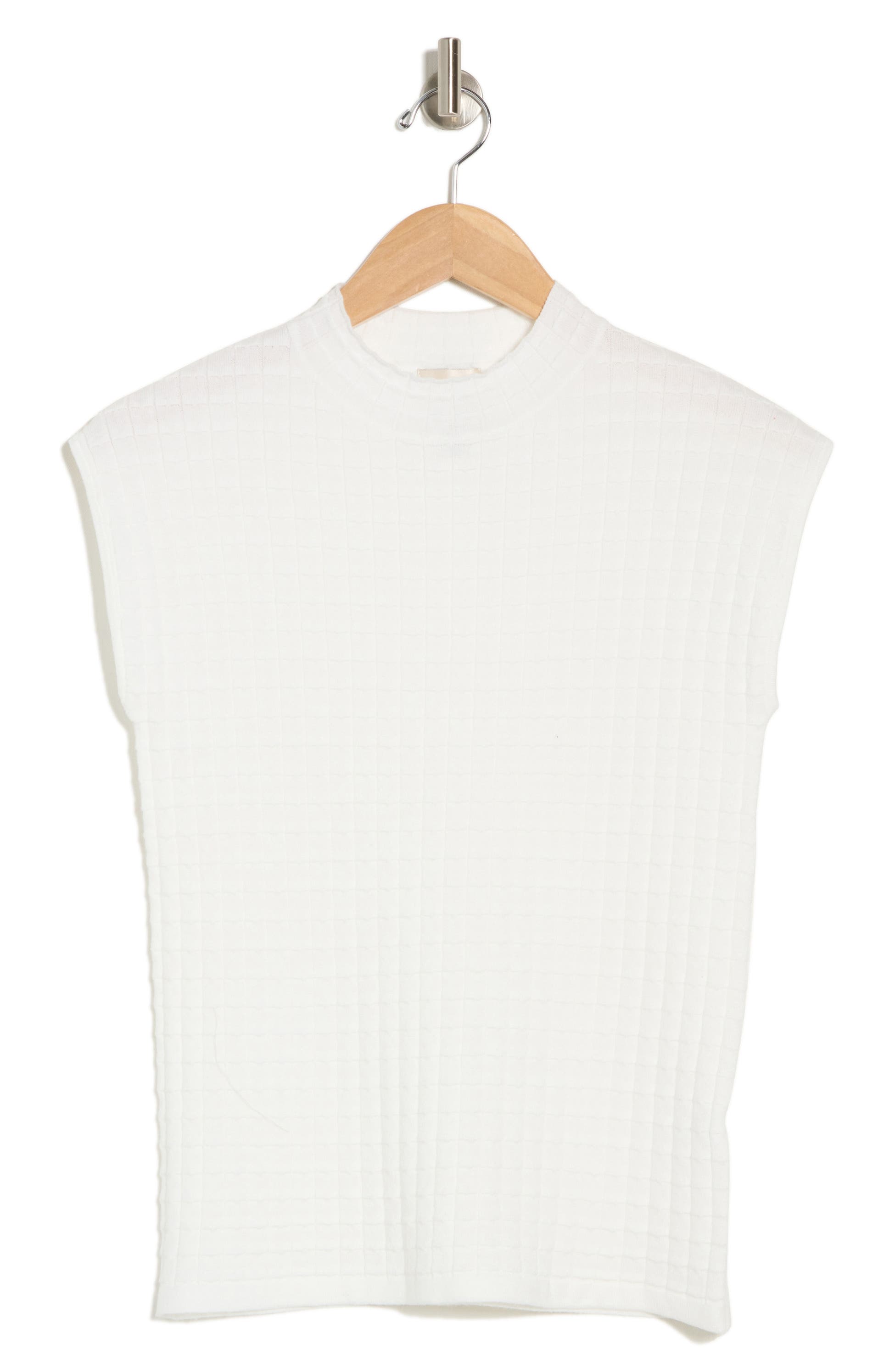 Sleeveless Waffle Knit Top