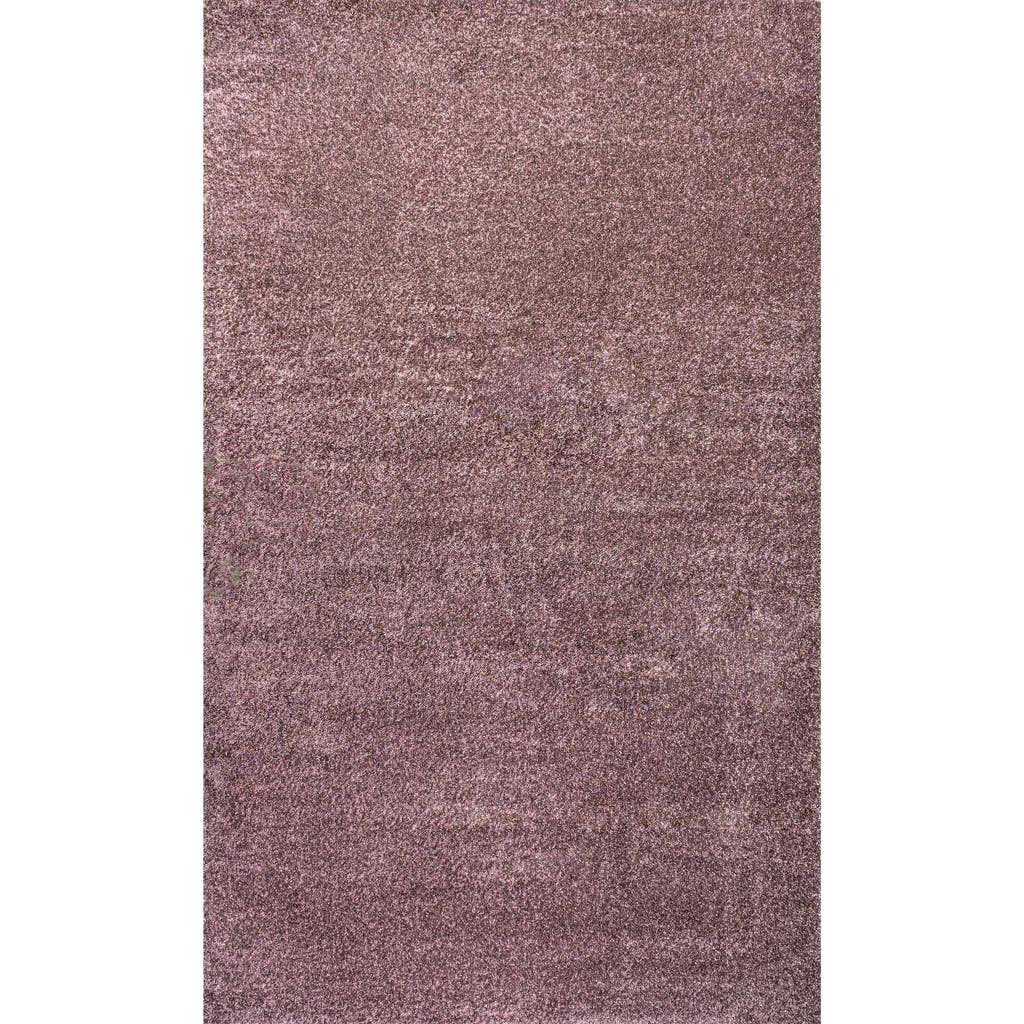 Jonathan Y Haze Solid Low-pile Area Rug In Purple