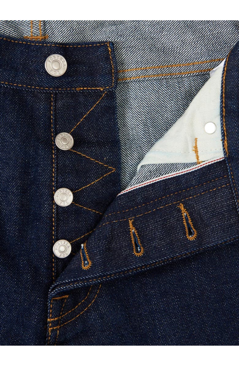 Fortela Selvedge Denim Trousers, Alternate, color, Ivory