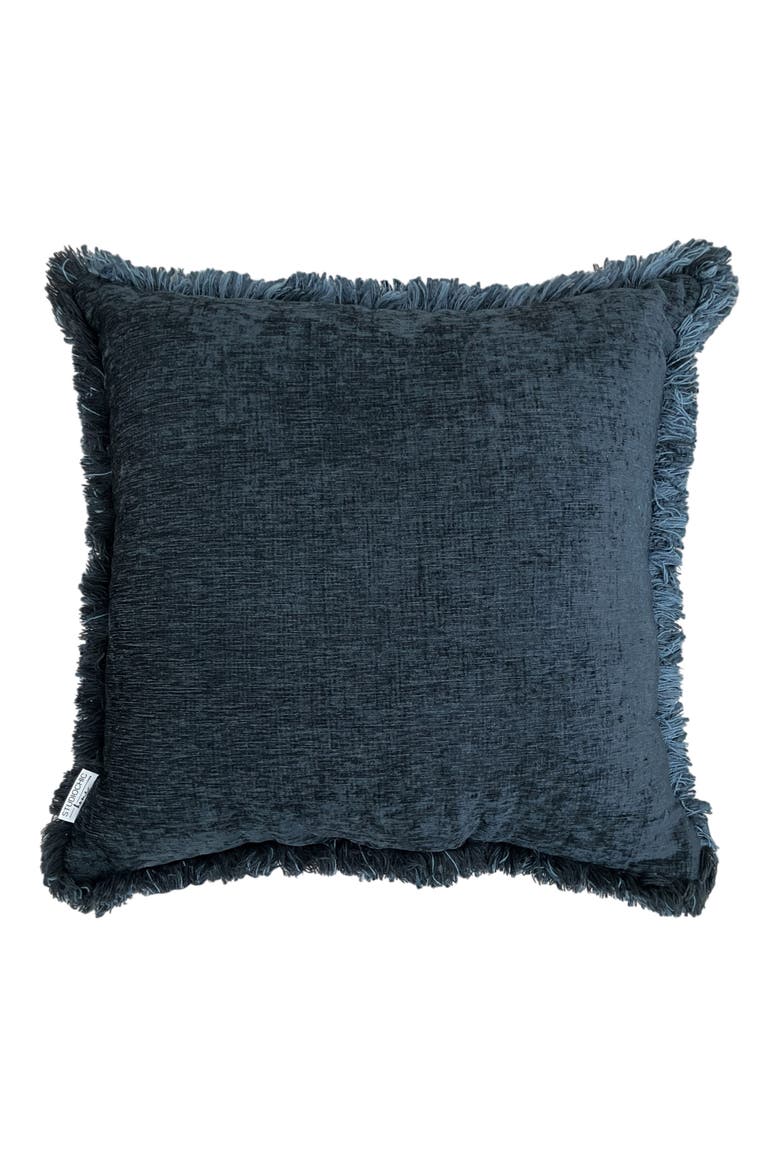 Toscana Jacquard Square Accent Pillow, Alternate, color, WEDGEWOOD