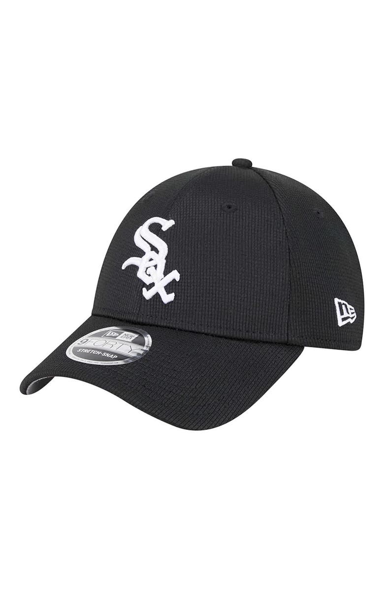 New Era Men's New Era Black Chicago White Sox Pivot 9FORTY Adjustable Hat, Main, color, Black