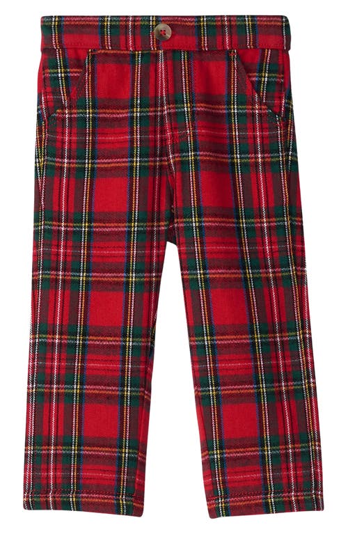 HATLEY HATLEY HOLIDAY TRUCK LONG SLEEVE COTTON GRAPHIC T-SHIRT & TARTAN PANTS SET