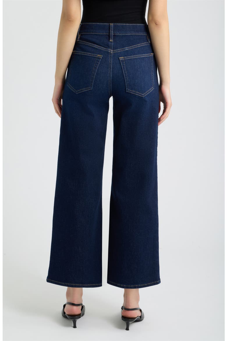 Le Pixie High Waist Slim Palazzo Jeans, Alternate, color, FAIRWAY