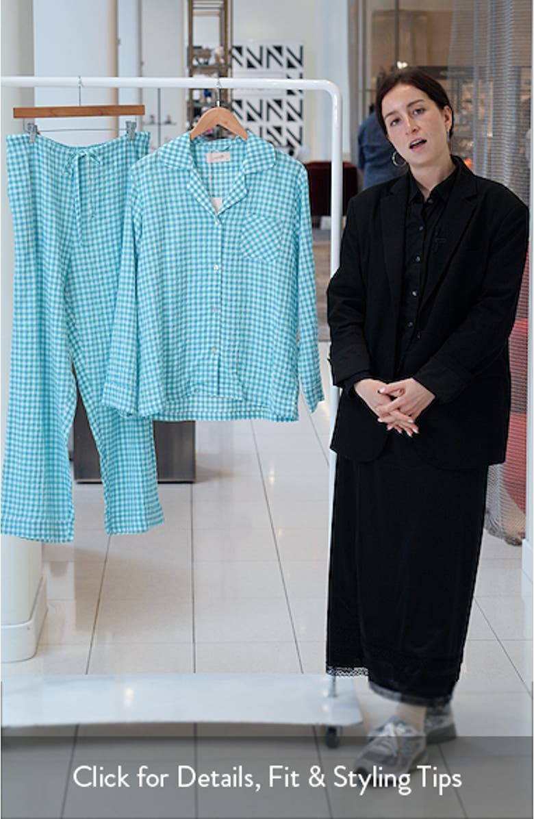 Seersucker Gingham Pajamas, sales video thumbnail