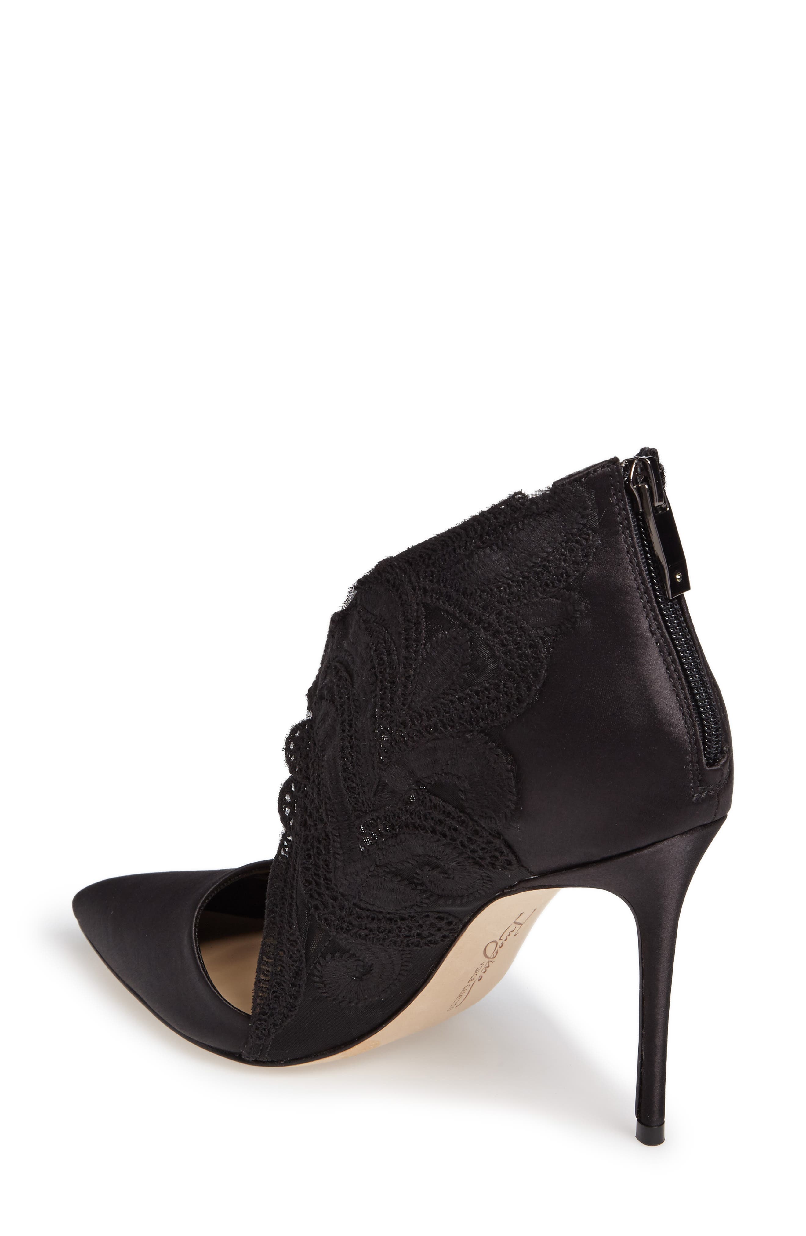 Imagine by Vince Camuto Obin Lace Detailed Pointy Toe Pump, Alternate, color, 