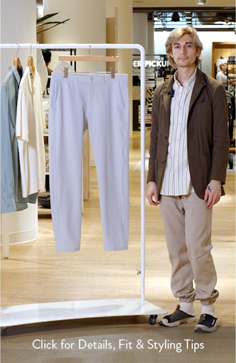 Commuter Slim Fit Technical Pants, sales video thumbnail