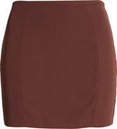 Mistress Rocks Chocolate Miniskirt