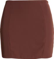 Mistress Rocks Chocolate Miniskirt